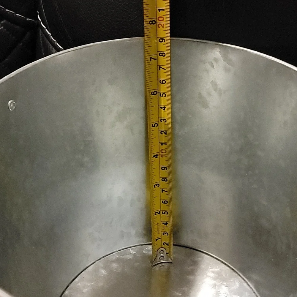 Coors Light Beer Bottle Service Handled Galvanized Metal 5 Quart Ice Bucket Pail